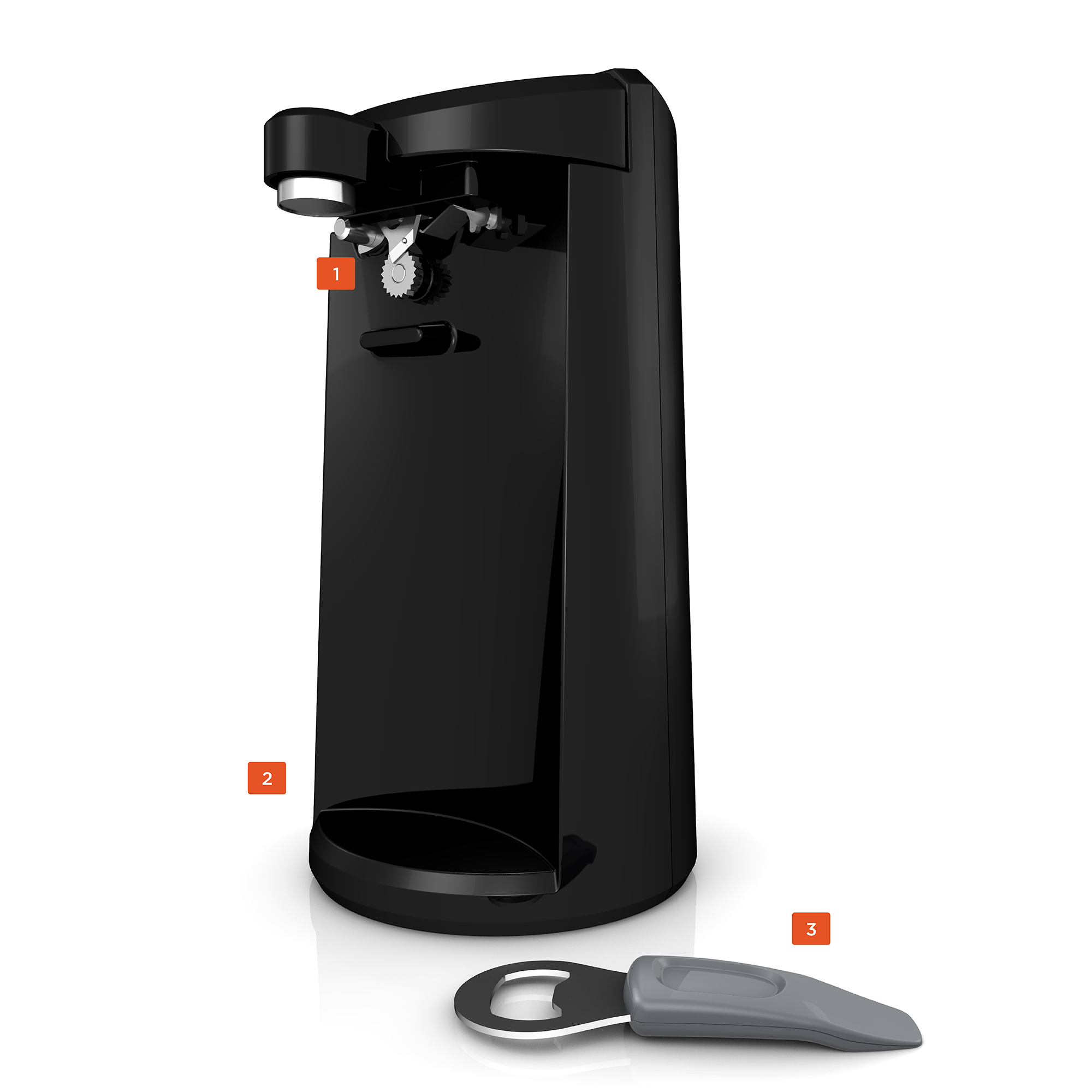 EC500B Easy Cut Extra Tall Electric Can Opener Black BLACK